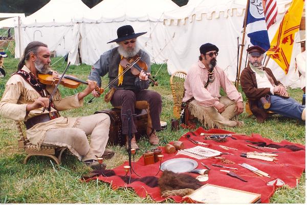 Great Trails festival, Malvern,OH<br>
 From left to Right:<br>
    Chris Wig, Ken Weiss, Mike Hopper, Dave Neff